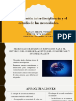 La Integracion Disciplinaria y El Estudio de Las Necesidades.