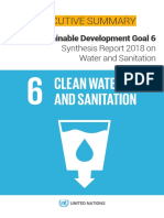 UN-Water SDG6 Synthesis Report 2018 Executive Summary ENG