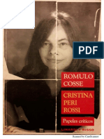 Cosse, Romulo - Cristina Peri Rossi Papeles Críticos