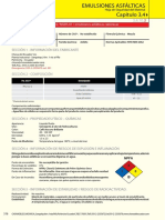 Hoja de Seguridad - ASFALTO LIQUIDO