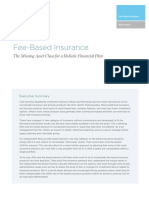 Fee-Based Insurance: The Missing Asset Class For A Holistic Financial Plan