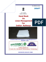 Draft Handbook On Linen Management