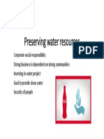 Preserving Water Resources Gbm