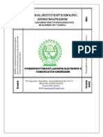 National Instituteoftechnology, Arunachalpradesh: Coursestructure&Syllabusfor Electronics & Communication Engineering