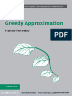 Greedy Approximation-Cambridge University Press (2011) Vladimir Temlyakov 