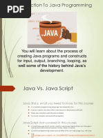 Java Intro