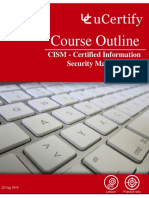 Course Outline CISM 20190820