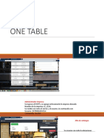 One Table PDF