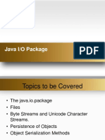 Java I/O Package: Mohasin Sutar C-DAC Mumbai