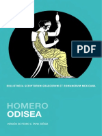 Homero, La Odisea (Bibliotheca Scriptorum Gaecorum Et Romanorum Mexicana, UNAM)