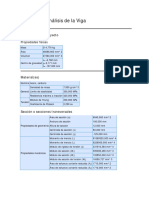 Informe de Análisis de La Estructura Viga PDF