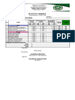 Rating Sheet: Arts and Design 12 Hegel