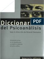 Diccionario de Psicoanalisis - Roland Chemama Completo