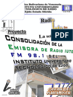 Proyecto Consolidacion Radio Iute FM 98.1