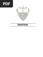 Ust GN 2011 Taxation Law Preliminaries