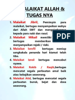 Rangkuman 10 Malaikat Dan Tugas