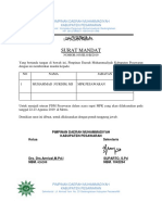 Surat Mandat PDM Pesawaran 2011