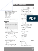 Pembahasan Simulasi Paket 1-Matematika Saintek 2020