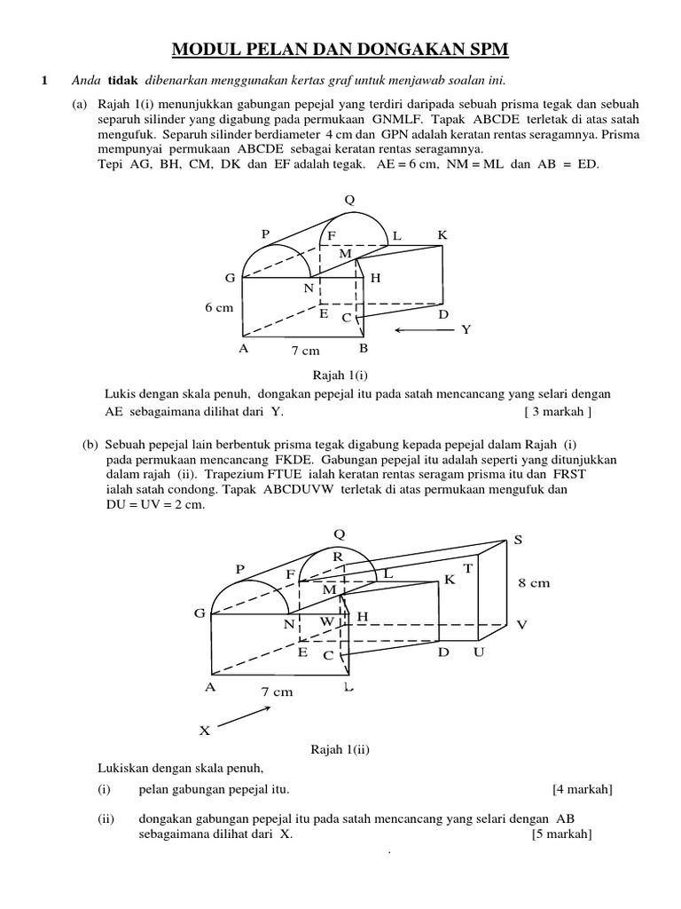 Modul Pelan Dan Dongakan Pdf