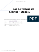 3-Exercícios de Fixação de Limites - Etapa 1