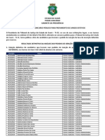 Concurso TJCE lista candidatos isenção taxa inscrição