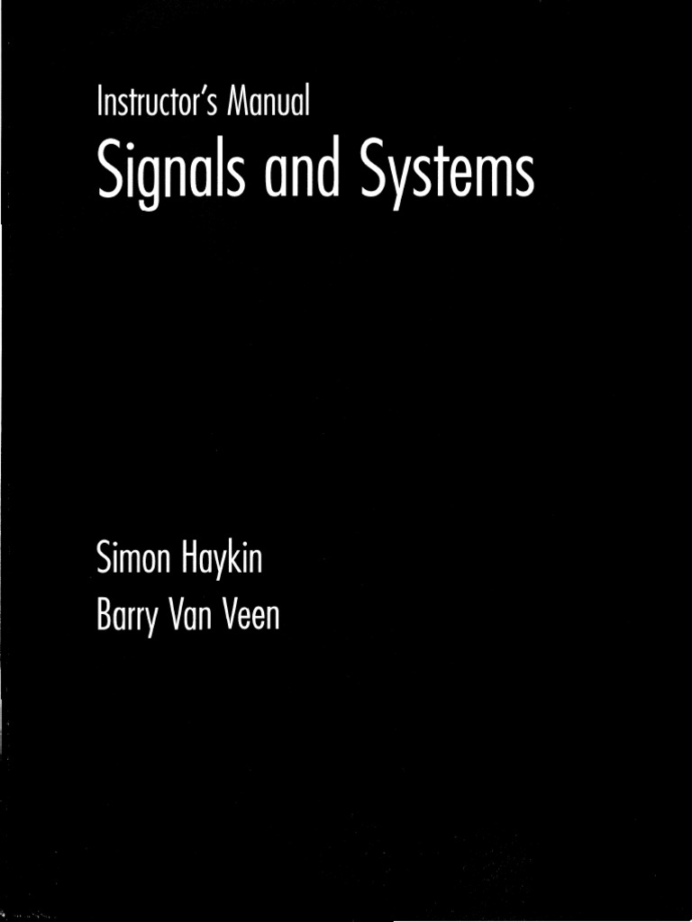 Solution Haykin Sinais E Sistemas Pdf