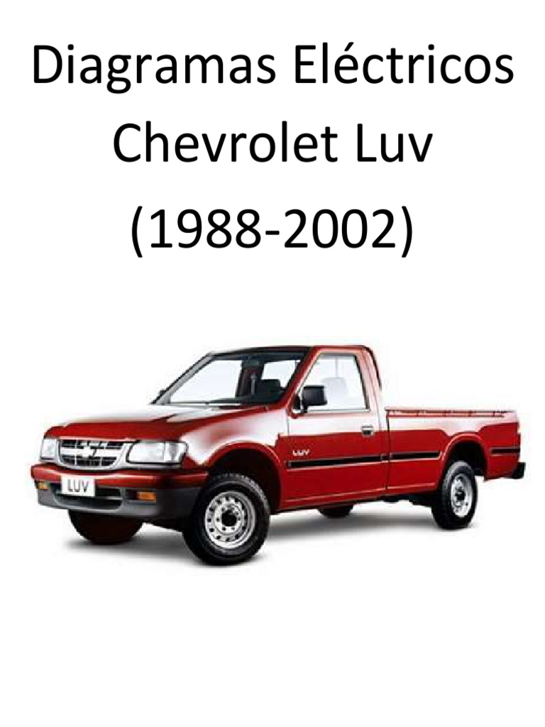 Chevrolet Luv (19882002) Diagramas Electricos Vehículos de ruedas