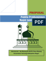 Proposal Pembangunan Masjid Jami Nurul Ihsan