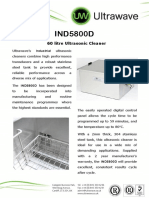 IND5800D: 60 Litre Ultrasonic Cleaner