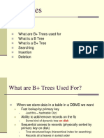 B+ Trees: What Are B+ Trees Used For Whatisabtree What Is A B+ Tree Searching Insertion Deletion