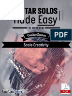 Guitar Solos Made Easy Scale Creativity Module 2 Tab Book Online
