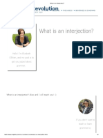 What Is An Interjection