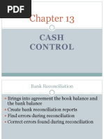 Chapter 13-Cash Control