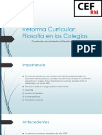 Reforma Curricular CEF RM