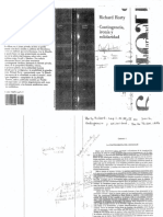 Rorty Contingencias Ironia y Solidaridad