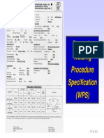 Example: Welding Procedure Specification (WPS)