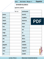 2do Grado - Español - División silábica.pdf