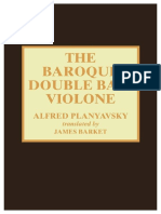 Alfred Planyavsky - The Baroque Double Bass Violone - Compressed