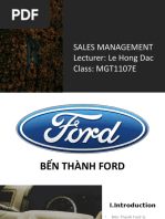 Saigon Ford Marketing management