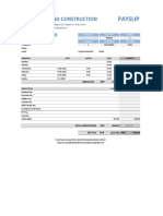 Payslip: HJC Design and Construction