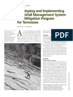 Developing and Implementing A Rockfall Management System and Mitigation Program For Tennessee