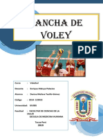 Área de Juego en Voley Denise Tesillo Gomez