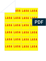 Label Lasa