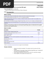 Sulfite: Iodate-Iodide Method Method 8071 0-500 MG/L As SO (Or 0 To More Than 500 MG/L) Buret Titration