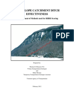 Rock Slope Catchment Ditch Effectiveness: An Assessment of Methods Used For RHRS Scoring