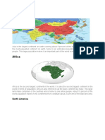 Asia's 48 countries and diverse physical geography