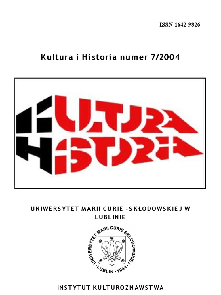 Kultura I Historia NR 7 | PDF