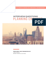 Sample Interview Questions For Planning Engineers