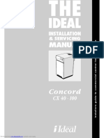 CX boiler installation manual