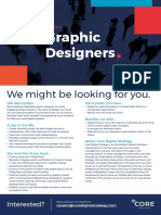 Graphic Designers: We Might Be Looking For You